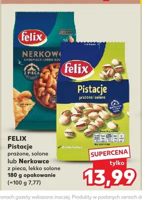 Nerkowce z pieca lekko solone Felix promocja w Kaufland