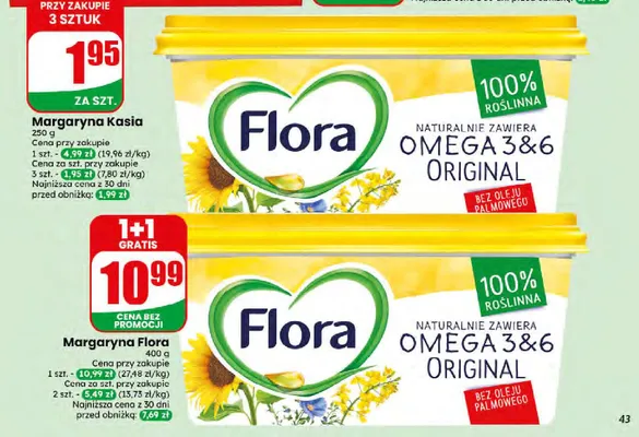 Margaryna Flora Original promocja w Dino