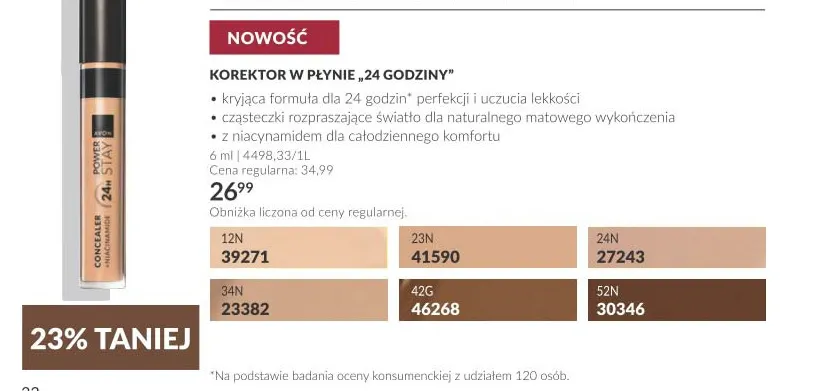 Korektor w płynie 24 Godziny Avon promocja w AVON