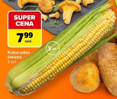 Kukurydza świeża promocja w Carrefour