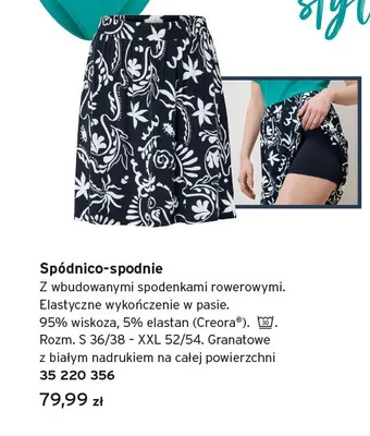 Spódnico-spodnie Tchibo promocja w Tchibo