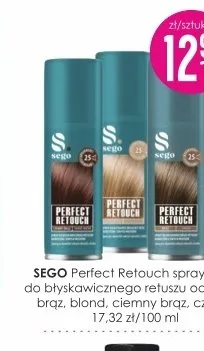 Spray do retuszu odrostów SEGO Perfect Retouch promocja w Drogerie Jasmin