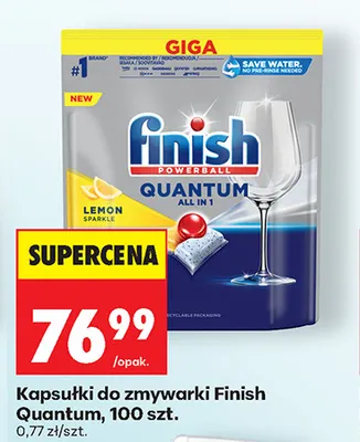 Kapsułki do zmywarki Finish Quantum promocja w Biedronka