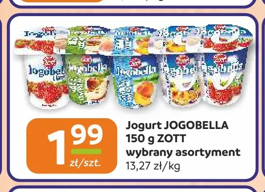 Jogurt Jogobella Zott promocja w Społem Częstochowa
