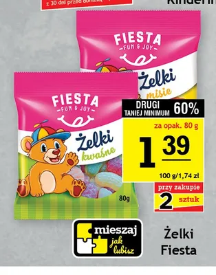 Żelki misie Fiesta promocja w Gram Market