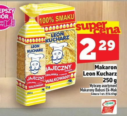 Makaron Leon Kucharz promocja w TOPAZ