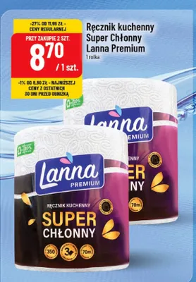 Ręcznik kuchenny super chłonny promocja w POLOmarket