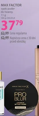 Puder Max Factor sypki puder do twarzy 11 g promocja w Hebe