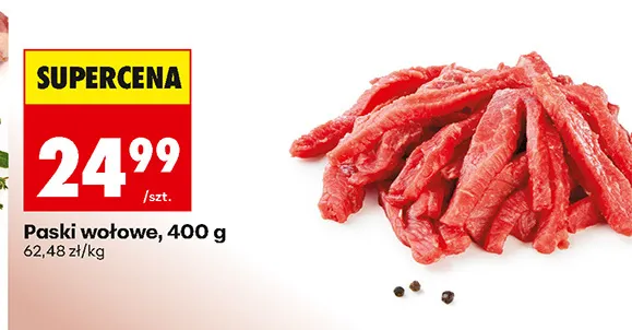 Paski wołowe promocja w Biedronka