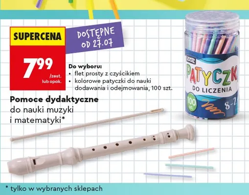 Flet prosty z czyścikiem Loozz promocja w Biedronka