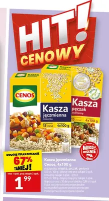 Kasza jęczmienna mazurska Cenos promocja w Twój Market