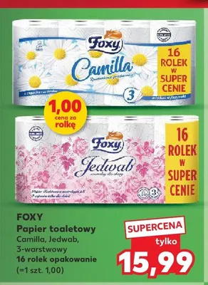 Papier toaletowy Foxy Camilla promocja w Kaufland