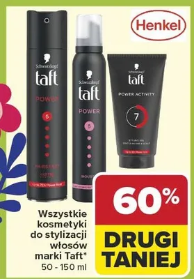 Lakier do włosów Power promocja w Carrefour
