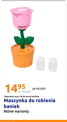 Maszynka do robienia baniek promocja w Action