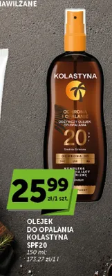Olejek do opalania Kolastyna SPF20 promocja w ABC