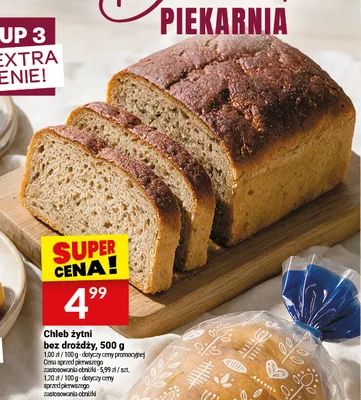 Chleb żytni bez drożdży Białecki promocja w Twój Market