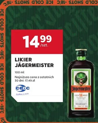 Likier Jägermeister promocja w Stokrotka