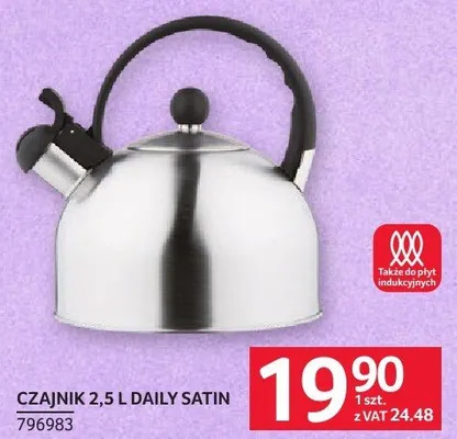 CZAJNIK 2.5 L DAILY SATIN promocja w Selgros