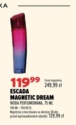 Woda perfumowana Escada Magnetic Dream promocja w Drogerie Natura