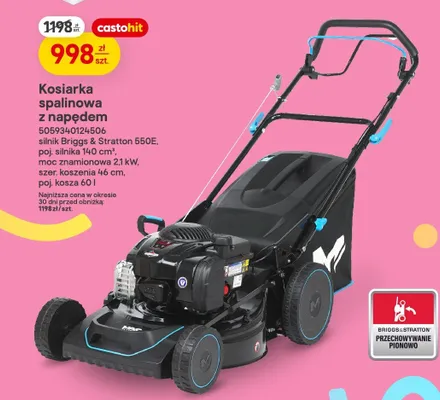 Kosiarka spalinowa z napędem promocja w Castorama