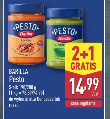 Pesto rosso Barilla promocja w Aldi