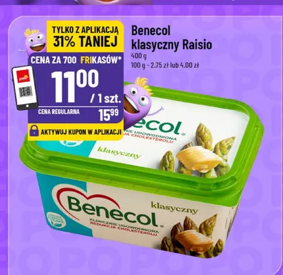 Margaryna Benecol klasyczny Raisio promocja w POLOmarket
