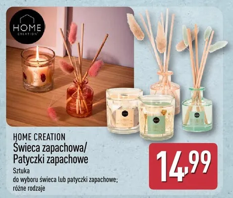 Świeca zapachowa Home Creation promocja w Aldi