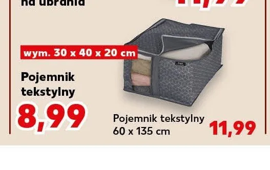 Pojemnik tekstylny 60x135cm promocja w Kaufland