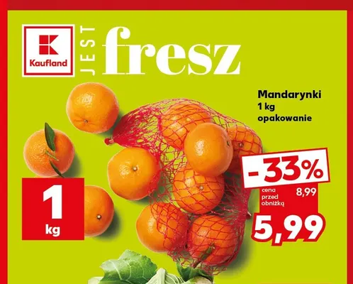 Mandarynki promocja w Kaufland