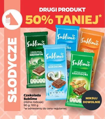 Czekolada różne rodzaje promocja w Netto