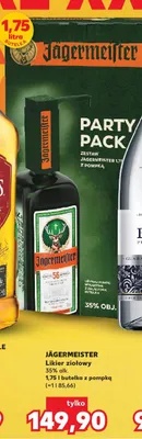 Likier ziołowy z pompką promocja w Kaufland