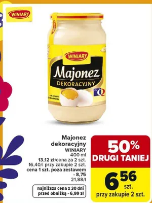 Majonez dekoracyjny promocja w Carrefour Market