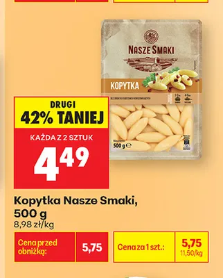Kopytka Nasze Smaki promocja w Biedronka