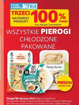 Pierogi chłodzone pakowane promocja w Kaufland