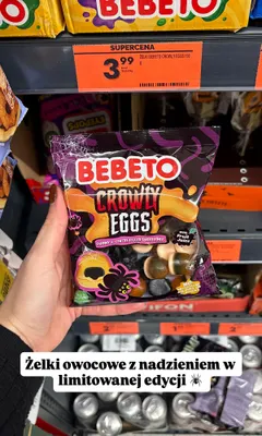 Żelki Bebeto Crowly Eggs promocja w Biedronka
