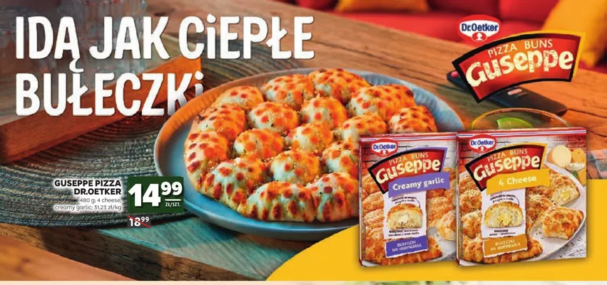 Pizza Buns Guseppe Creamy Garlic Dr. Oetker promocja w Stokrotka