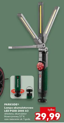 Lampa akumulatorowa LED PSDD 2000 A3 promocja w Kaufland