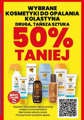 Kosmetyki do opalania Kolastyna promocja w Twój Market