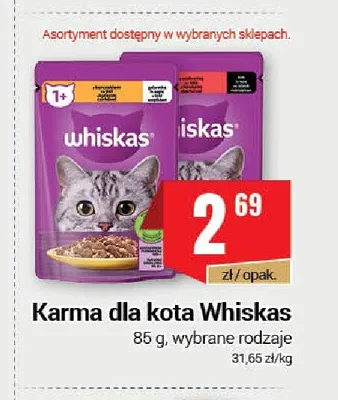 Karma dla kota Whiskas promocja w Premium Nasz Sklep