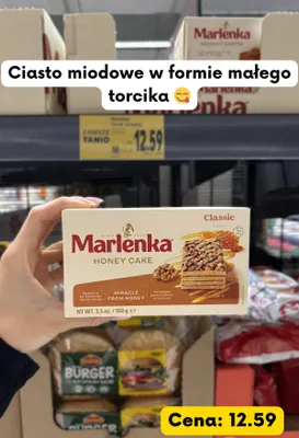 Ciasto miodowe Marlenka Classic promocja w Kaufland
