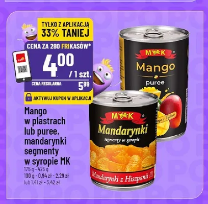 Mango puree MK promocja w POLOmarket