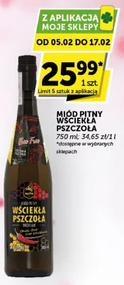 Miód pitny Wściekła Pszczoła promocja w Euro Sklep