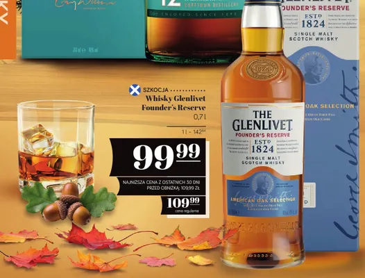 Whisky Glenlivet Founder's Reserve promocja w POLOmarket