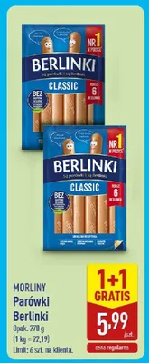 Parówki Classic promocja w Aldi