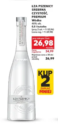Wódka Łza Pszenicy Srebrna czystość Premium promocja w Kaufland