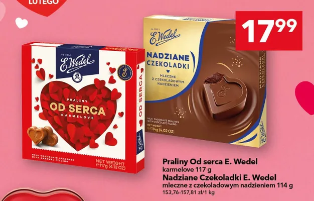 Praliny Od serca karmelowe promocja w LEWIATAN