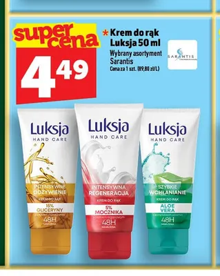 Krem do rąk Luksja Szybkie Wchłanianie promocja w TOPAZ