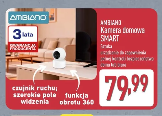 Kamera domowa Smart Ambiano promocja w Aldi