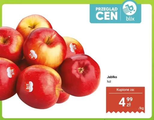 Jabłko luz promocja w Dino