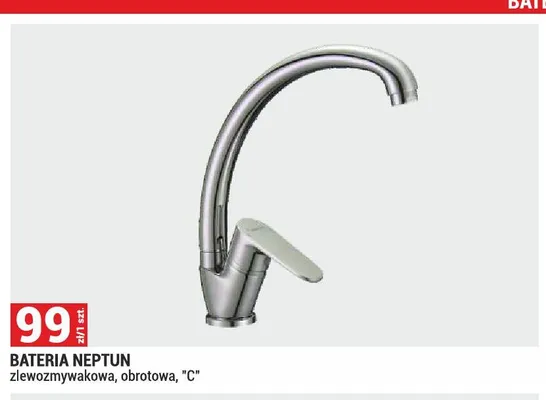 Bateria Neptun zlewozmywakowa obrotowa "C" promocja w Merkury Market